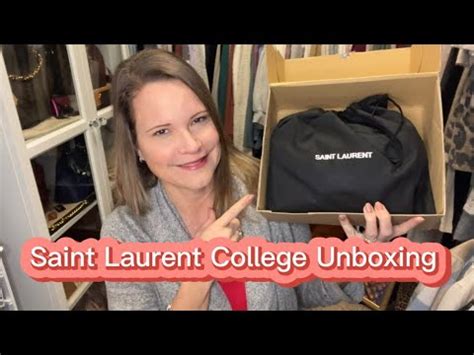 Saint Laurent College Unboxing Video 